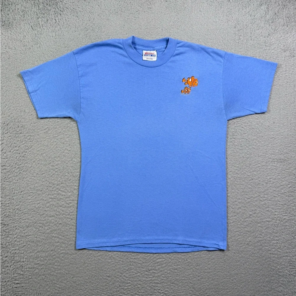 Kids Vintage y2k embroidered fish T-shirt‎